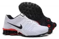 boutique chaussures nike shox current zoon sport white noir red